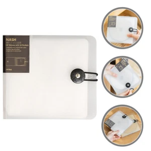 CD DVD Organizer Storage Binder 12-Capacity CD Case Portable DVD Disc Holder - Afbeelding 1 van 12