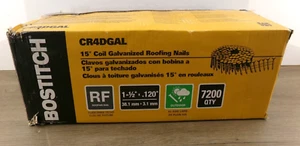 Bostitch Roofing Nails - .120" 1-1/2" galv. Box of 7200 A6 - Picture 1 of 2