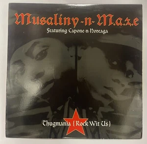 Musaliny & Maze Thugmania (Rock With Us) (PS)Vinyl 12" Single Rap/Hip Hop - Picture 1 of 3