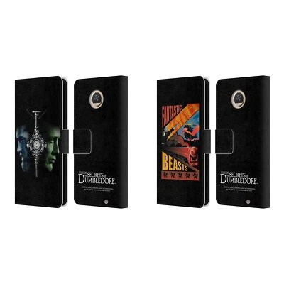FANTASTIC BEASTS: SECRETS OF DUMBLEDORE CORE LEATHER BOOK CASE MOTOROLA PHONES - Image 1 of 4