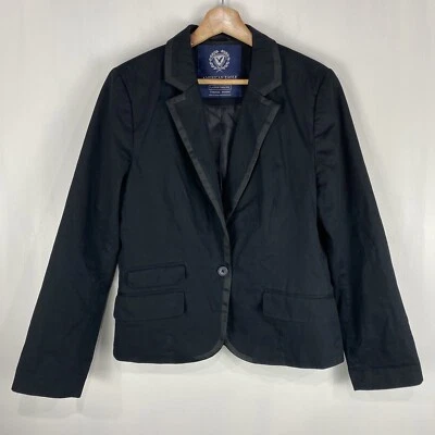 Blazer Traje Chaqueta Abrigo Deportivo Negro Talla Grande American Eagle Para Hombre Botón Frontal Foto 1 de 4