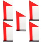 5pcs Referee Sign Sports Basketball Referee Board Red Arrow Sign Referee Sign