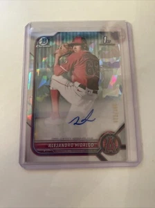 2022 Bowman Chrome Prospect Atomic Refractor /100 Alejandro Hidalgo #CPA-AH Auto - Picture 1 of 1