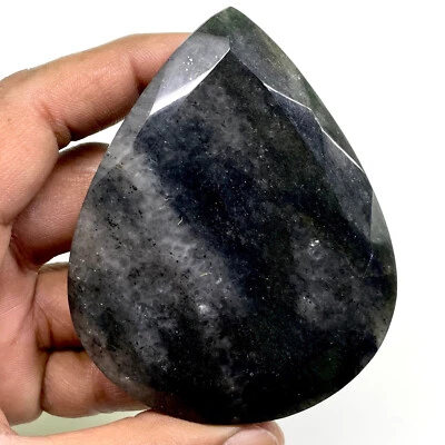 761.65 Cts Natural Rutile Quartz 85x67mm Huge Pear Cut Untreated Loose Gemstone - Image 1 of 4