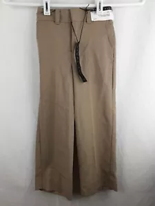 Perry Ellis NEW Boys 2T Brown Khaki Dress Pants - Picture 1 of 4