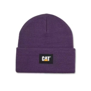 CAT / Caterpillar VIOLET PURPLE KNIT CUFF HAT / CAP. osfa. NWT - Picture 1 of 3