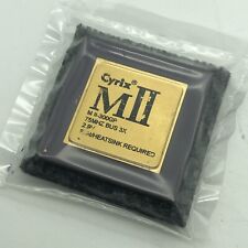 CYRIX MII 300GP 2.9V 75mhz Bus 3.x Vintage GOLD Processor 300Mhz GOLD Top CPU