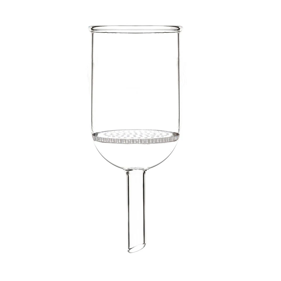350ml Glass Buchner Funnel 70mm Pore Plate W/Straight Tip Tube Lab Glassware - Image 1 of 1