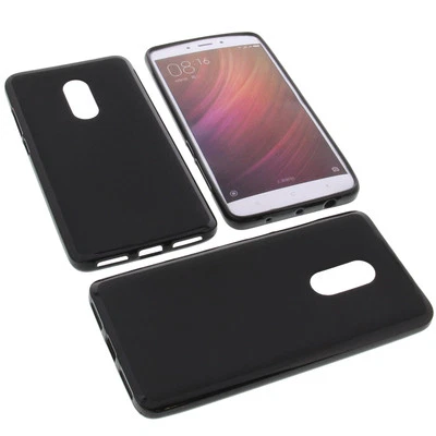 Custodia per Xiaomi Redmi Note 4 Custodia Cellulare TPU Gomma Custodia Nera - Immagine 1 di 4
