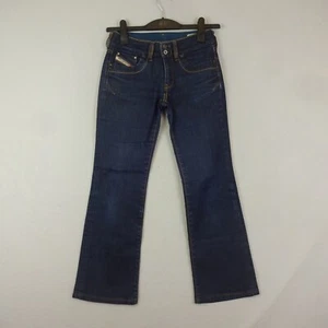 Diesel Jeans W 26 L 27 Ronhar 008AA Bootcut Fit Dark Blue Stretch - Picture 1 of 8