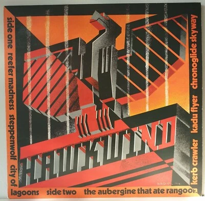 Hawkwind - Astounding Sounds, Amazing Music - 1976 UK LP Album Vinyl - Charisma - Image 1 of 4