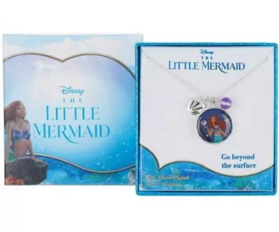 Disney Live Action The Little Mermaid Ariel Silver Plated Pendant/Charm Necklace - Image 1 of 3