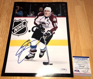 Joe Sakic Colorado Avalance Signed Autographed 11x14 Photo PSA A - Picture 1 of 1