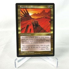 Squandered Resources x1 Visions Black Green Rare MTG Magic Reserved List LP-NM