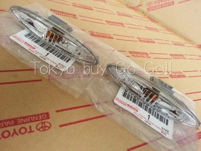 Lexus IS250 IS350 Clear Side Turn Signal Lamp Lens Pair NEW Genuine OEM Parts Foto 1 de 4