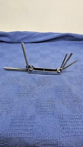 KleinTools #70579 5-Key SAE Fold Hex Key Set, 3/16, 7/32, 1/4, 3/8, 5/16 FREE SH - Picture 1 of 8