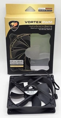 Ventilador de caja de rodamientos hidrodinámicos COUGAR VORTEX PWM 120 mm CF-V12HP Foto 1 de 4