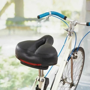 Gesundheitssattel aus PU-Leder+ Reflektor ca. 25x20cm - Bild 1 von 3