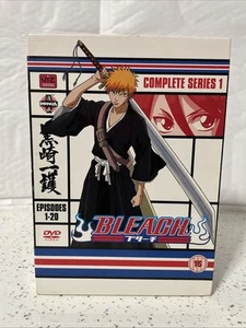 Bleach - Season 1 - Complete (DVD, 2008, 5-Disc Box Set) Cert 15 Manga - Imagen 1 de 20