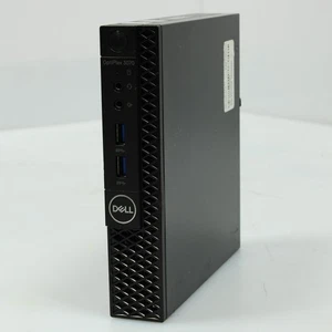 Computadora de escritorio Dell OPTIPLEX 3070 Intel Core i3 9.ª generación 8 GB 128 GB NVME SIN OS USFF B - Imagen 1 de 5