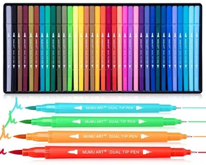 Bolígrafo marcador doble 35 para libro para colorear adulto, pincel para colorear rotulador artístico, fino... - Imagen 1 de 7