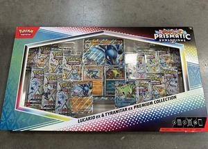 Pokemon Lucario Ex Tyranitar Ex Premium Collection Prismatic Evolution Sealed - Bild 1 von 4