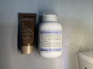 Davines & Purlisse Reisegröße - Haar/Body Wash + Kokosöl Kaffee Zucker Körperpeeling - Bild 1 von 4