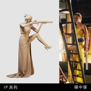 1:35 1:43 1:64 Ilsa Dress Killer Miniature Figure Model For Cars Vehicles - Picture 1 of 4