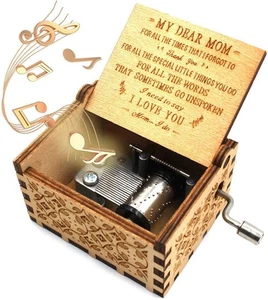 CAMKONG Music Box in legno della mamma, You Are My Sunshine, un regalo da figlia e - Foto 1 di 5