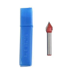 CNC 60° Degree 6mm X 10mm Router Engraving Wood Working V Groove Bit Tool - Picture 1 of 19