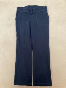 LL Bean Sweatpants Small Petite Womens Navy Blue Very Soft - Picture 1 of 4