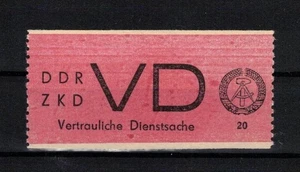 Servizio DDR VD 1 perfetto nuovo di zecca #1562 - Foto 1 di 1
