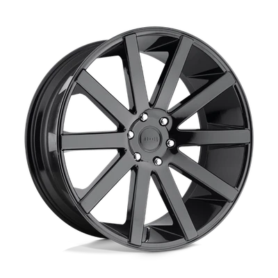 26x10 DUB S219 SHOT CALLA GLOSS BLACK Wheel 6x5.5 (20mm) - Image 1 of 4