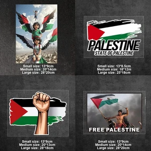 Calcomanía de vinilo bandera de Palestina pegatina de coche para ventana puerta de parabrisas (impermeable) - Imagen 1 de 31