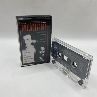 PHILADELPHIA FILM Original Motion Picture Soundtrack Cassette Tape  - Image 1 of 4