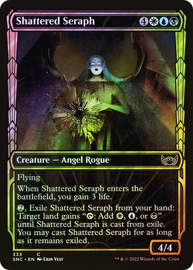 MTG FOIL Shattered Seraph  - Streets of New Capenna #333 - Image 1 of 1