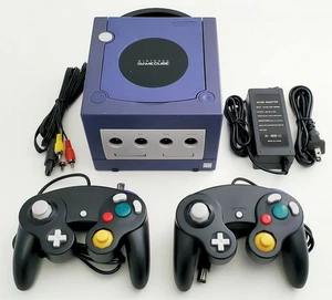 OG Nintendo GameCube Sistema de Juegos Consola INDIGO 2 Controladores Paquete DOL-001 - Imagen 1 de 6
