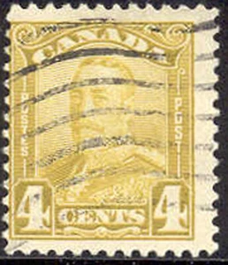 Canada - 1929 used single 152 King George V cv $ 6.00 - Picture 1 of 1
