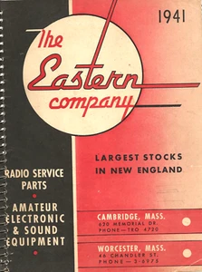 1941 Katalog Eastern Company-Części serwisowe radiowe-Amatorska elektronika i dźwięk - Zdjęcie 1 z 6