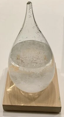 Vidrio de tormenta pronóstico de tiempo grande de unos 19 cm decoración de escritorio  Foto 1 de 4