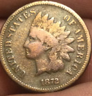 1872 Indian Head Penny Small Cent environmental damage