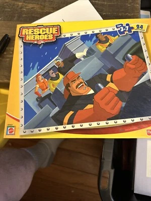 Kids Fisher Price Rescue Heroes Jigsaw Puzzle 24 Pieces Brand NEW Sealed - Image 1 of 2