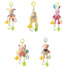 Shaped Stroller Rattle Plush Accessories with Teether