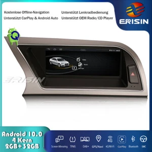 8.8" IPS Android 10.0 Autoradio Für Audi A4 GPS CarPlay TPMS DAB+ RDS Wifi 4G BT - Bild 1 von 13