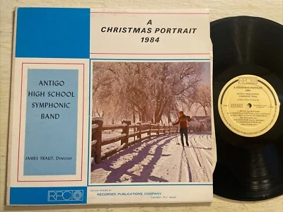 Antigo High School 1984 Camden NJ A Christmas Portrait LP RPC Private Press Foto 1 de 4