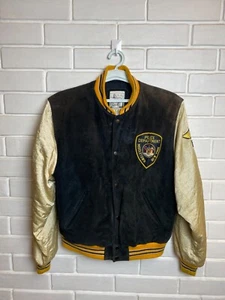 Ryan Leather Wear Men’s Vintage Varsity Jacket Very Rare Size M Made In Korea - Picture 1 of 21