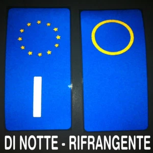 Adhésifs Vinyle Plaque D'Immatriculation Emblème Année Voiture Labels Europe E - Imagen 1 de 2