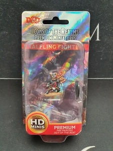 Halfling Fighter - D&D - Icons of the Realms Prepintado Wizkids Miniatura - Imagen 1 de 2
