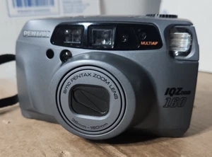 Pentax IQZoom 160 analoge Kompaktkamera 35 mm 38–160 mm Objektiv getestet & funktioniert - Bild 1 von 11