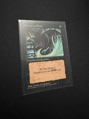 German FBB • Dark Ritual • Pack Fresh • Magic the Gathering NM Regular - Image 1 of 2